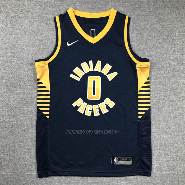Camiseta Nino Indiana Pacers Tyrese Haliburton NO 0 Icon 2022-23 Azul